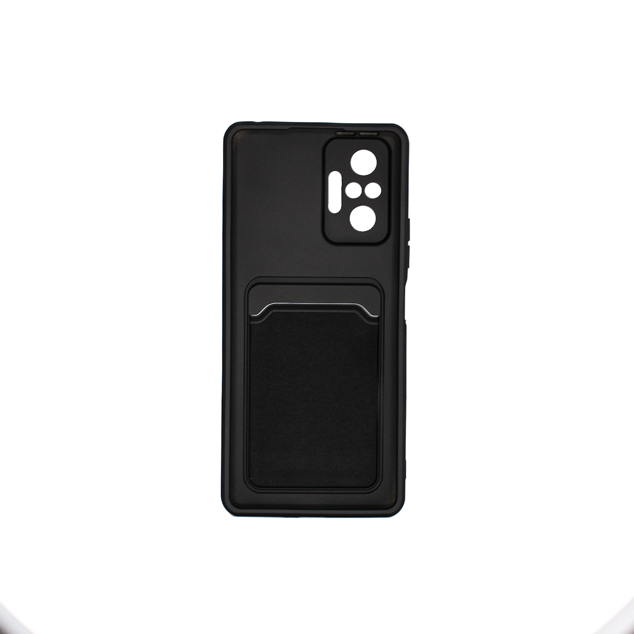 Protectores para celular  para Xiaomi  Redmi Note 10 Pro / 10 Pro Max Funda de tpu con cubre c�mara y porta tarjeta Negro
